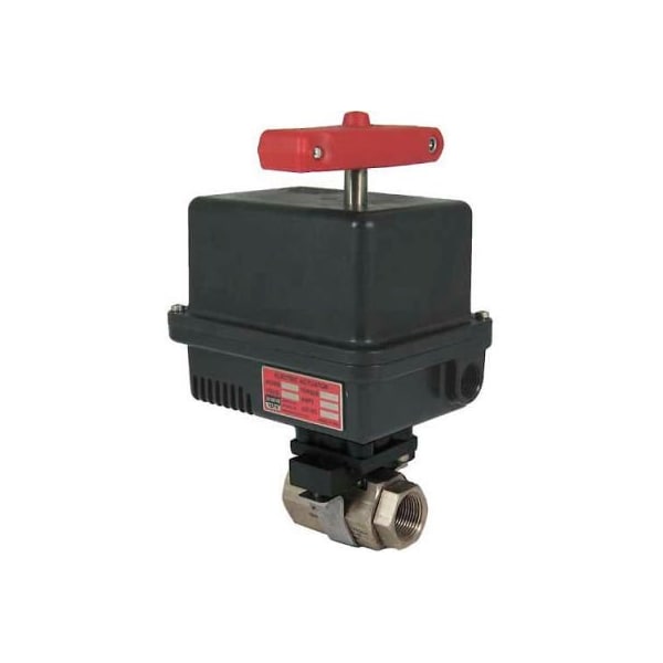 Gemini Valve Gemini Valve 316 S/S Barstock Ball Valve W/600 Series 24DC Electric Actuator, 1-1/2" 1-1/2 86-6-RT-6-630-24DC-EMK-6-630 - main